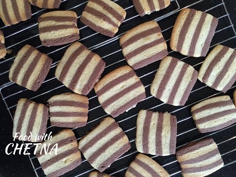 How to make Double Chocolate Vanilla Biscuits - Food with Chetna