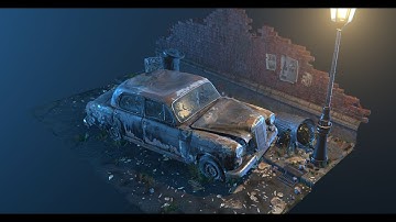 Old Rusty Car - Unity HDRP