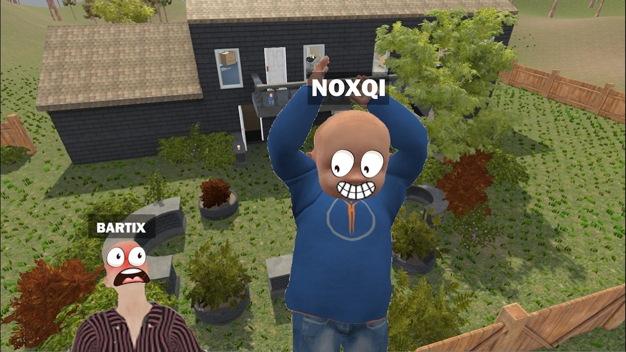 Odwiedziłem DZIADKA Bartixa i zostałem Astronautą w Granny Simulator