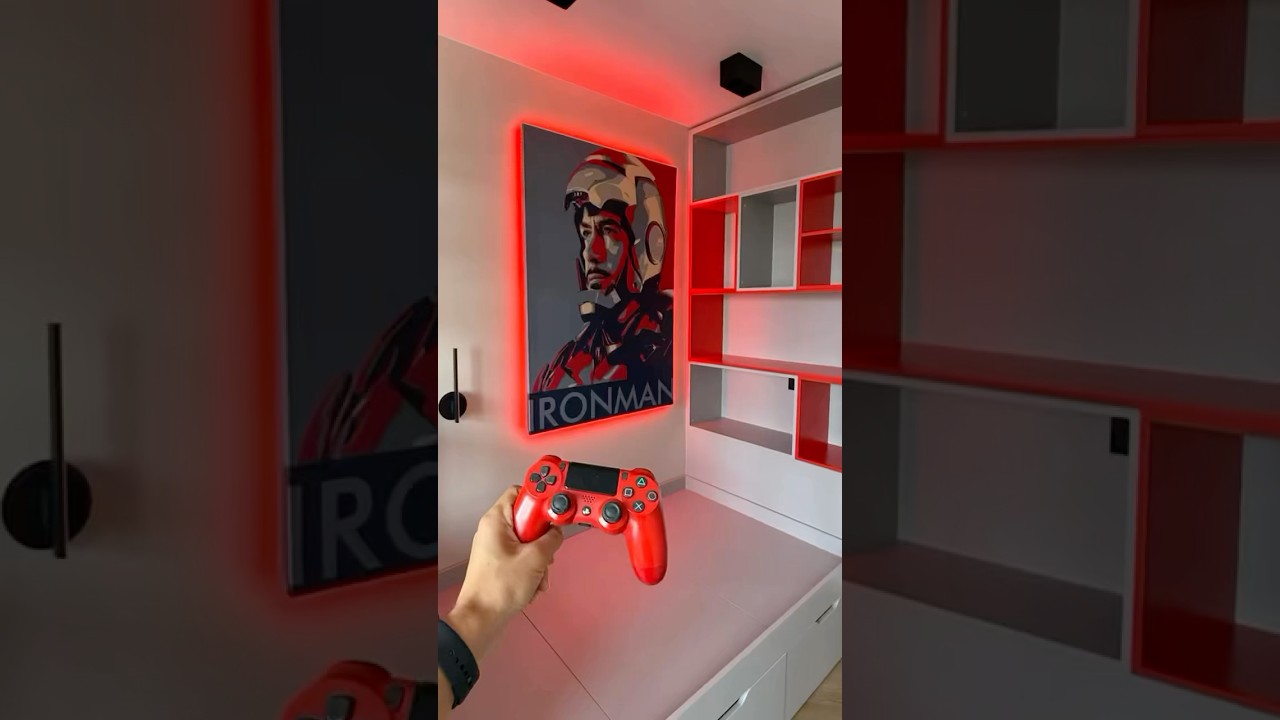 Небольшой фрагмент процесса реализации дизайн-проекта детской в стиле киновселенной Marvel 