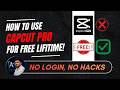 How To Use Capcut Pro For Free Lifetime । ক্যাপকাট প্রো ফ্রিতে ব্যবহার করুন সারাজীবন #capcut #learn