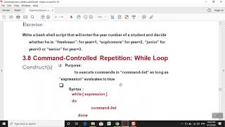 OS Lab 12 Mar 2020   Part 1 Shell Scripting