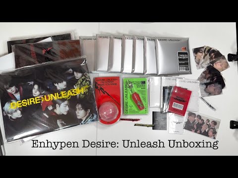 Unboxing: Enhypen Desire:Unleash [All Versions] - YouTube