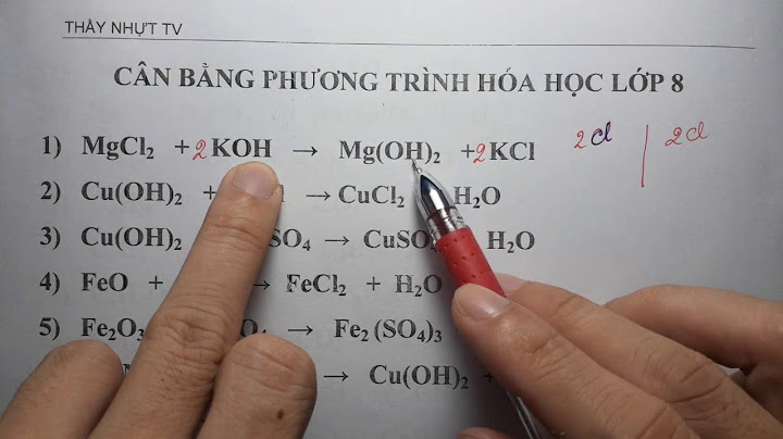 Bài tập cân bằng phương trình hóa học pdf năm 2024