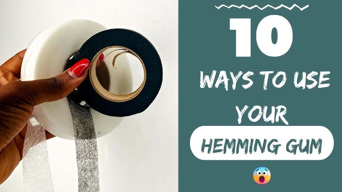 How to Hem Your Pants using Fabric Tape #DIY #Hem #LongPants 