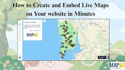 How to Map Public Park Accessibility & Embed It on Any Website #mapog #technology #gismapping #share