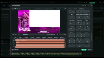 Create L Shape Squeeze Back Ad banner in Filmora 12