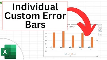 Hoe u individuele aangepaste foutbalken in Excel toevoegt | Standaarddeviatiefoutbalken toevoegen...