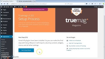 Truemag WordPress Theme One Click Installation