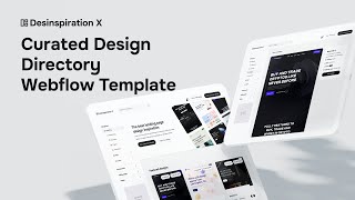 Desinspiration X - Curated Design Directory Webflow Template | BRIX Templates