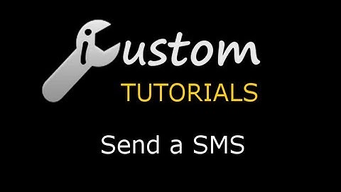 iCustom #2 : Create an iOS icon to send a SMS message from iPhone & iPad