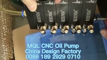 Lubrication System CNC | MQL Minimum Quantity Lubrication System Factory missing lube pump