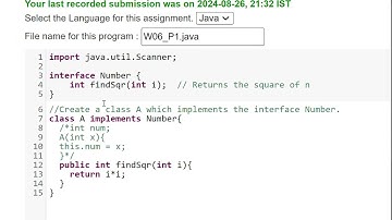 NPTEL Week 06 | Programming Assignment 1 | Programming in Java #coding #nptel #java #programming