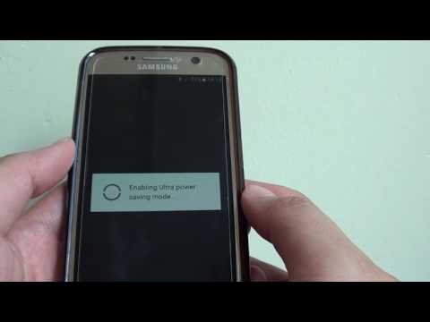Samsung Galaxy S7: How to Enable / Disable Ultra Power Saving Mode
