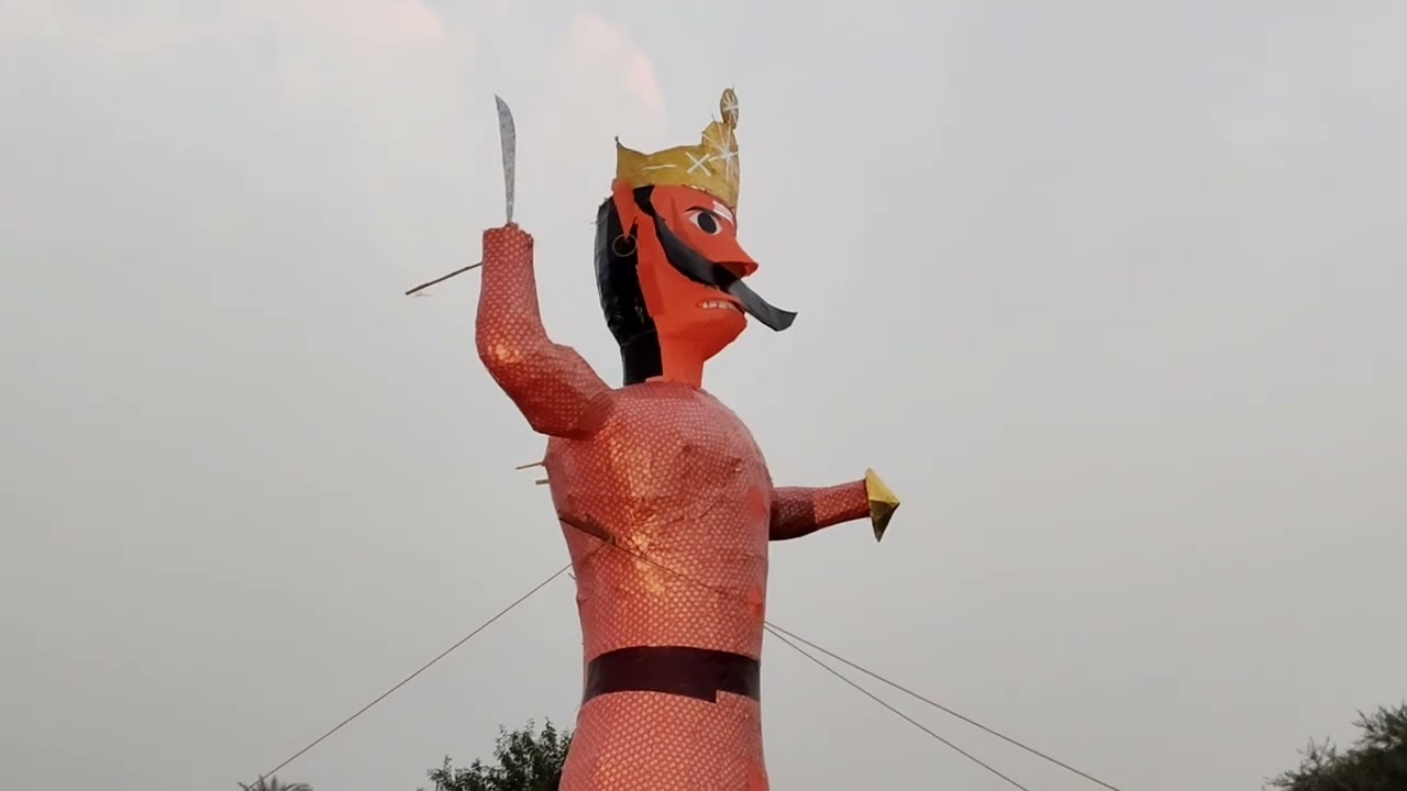 Mubarakpur Ravan dahan ka video 💥👹