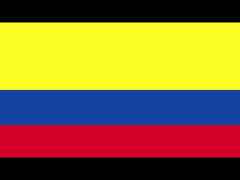 Drapeau colombien, République de Colombie.
