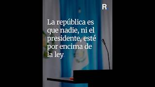 El poder también se somete a la ley. @Rep%C3%BAblica_tv