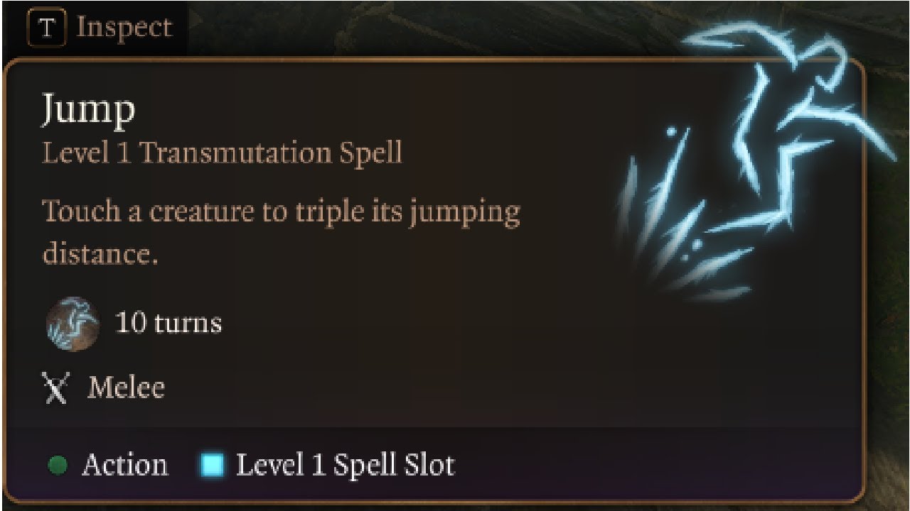 Spell Jump Baldur's Gate 3 - Jump Spell Showcase - YouTube