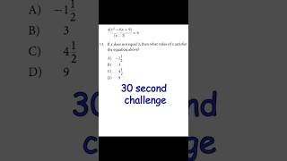SAT Math Prep 10 Quadratics Q13 #math #satexam #satmath #sattest #exam #mathematic #satmathpractice