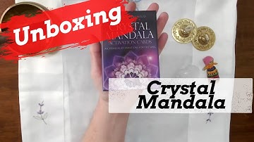 Crystal Mandala Activation Cards Unboxing - Alana Fairchild. Oracle deck review