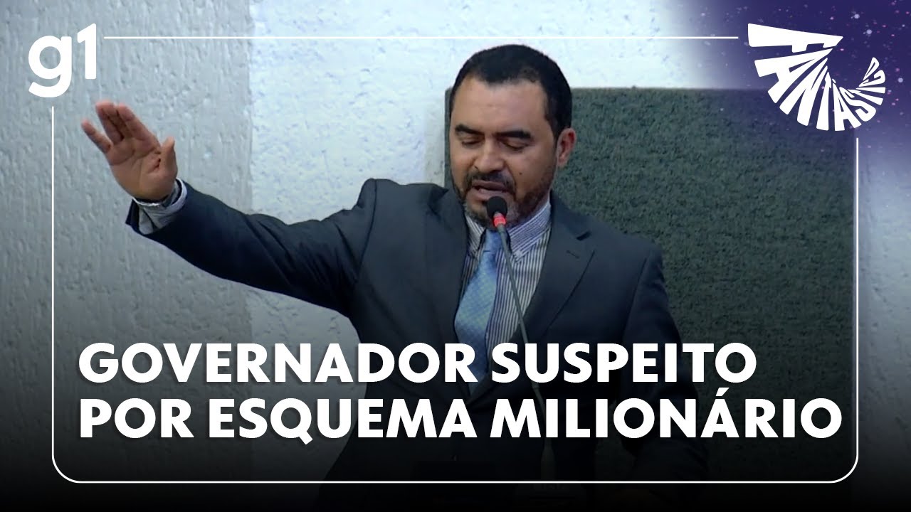 FANTÁSTICO: governador afastado é suspeito de esquema milionário envolvendo cestas básicas