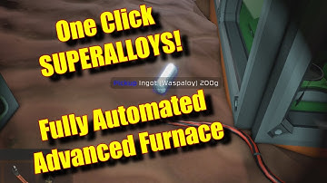 Stationeers: One Click SUPERALLOYS! - Fully Automated Advanced Furnace