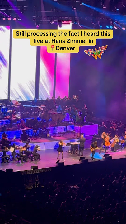 #wonderwoman soundtrack live at @HansZimmer in #denver #usa #orchestra #viral #colorado #travel