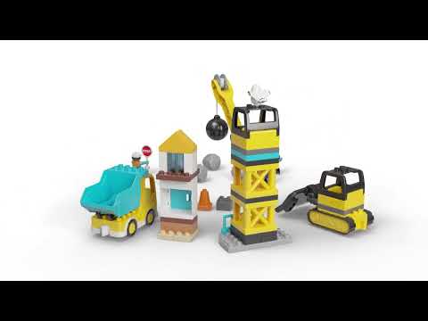 Конструктор LEGO Duplo 10932 строительная площадка шаровой таран ЛЕГО Дупло для малышей