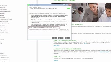 Sage 100 Payroll 2.0 – Payroll Setup Wizard