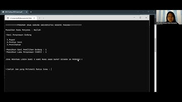Program Untuk Memenuhi Ujian Akhir Semester Pengantar Coding