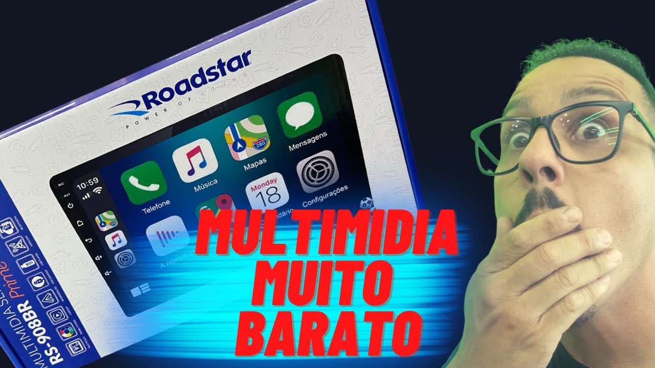Multimídia 9 polegadas com CarPlay e Android auto muitoooooo barato ...