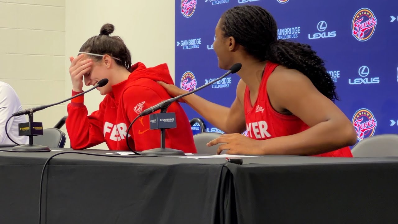 Caitlin Clark, Aliyah Boston, Christie Sides postgame after Fever win over Liberty, CC triple-double