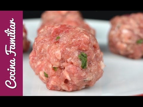 Video: Receta De Albóndigas Picadas Tiernas Y Blandas