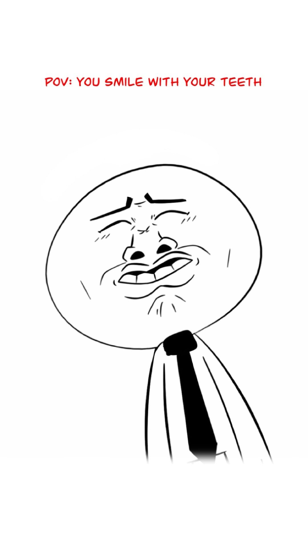 Smiling With Your Teeth ? (Animation Meme) #shorts