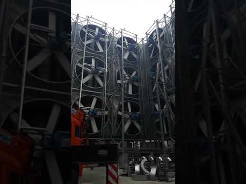 Первая Сухая вентиляторная градирня в России