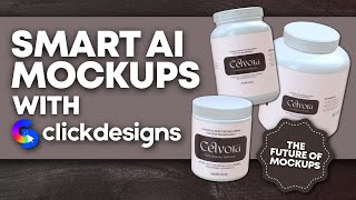 The Future Of Mockups Smart Ai Mockups With Clickdesigns