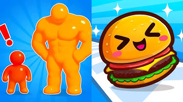 Tall Man Run VS Food Run MAX LEVELS UNLOCKED Gameplay Android,ios