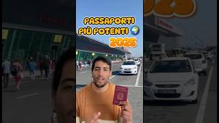 Il PASSAPORTO ITALIANO🇮🇹 è ancora nella TOP 3 MONDIALE nel 2025😨 #shorts #passport #travel #2025