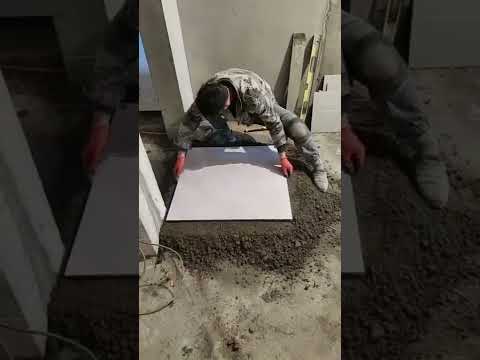 Tile installation P591#shorts