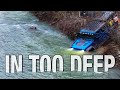 In too deep overlanding in the ozarks  cold water run 2023