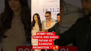 Bobby Deol, Suriya And Disha Patani At Kanguva Promotion