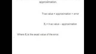 Error Definitions