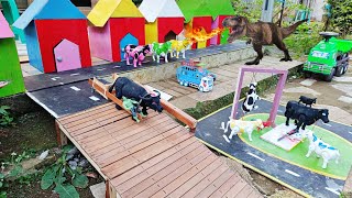 WADIDAU‼️ PROSES POTONG SAPI KURBAN | PROSES MELAHIRKAN SAPI SECARA CESAR | T-REX | AA TOYS STORY#24