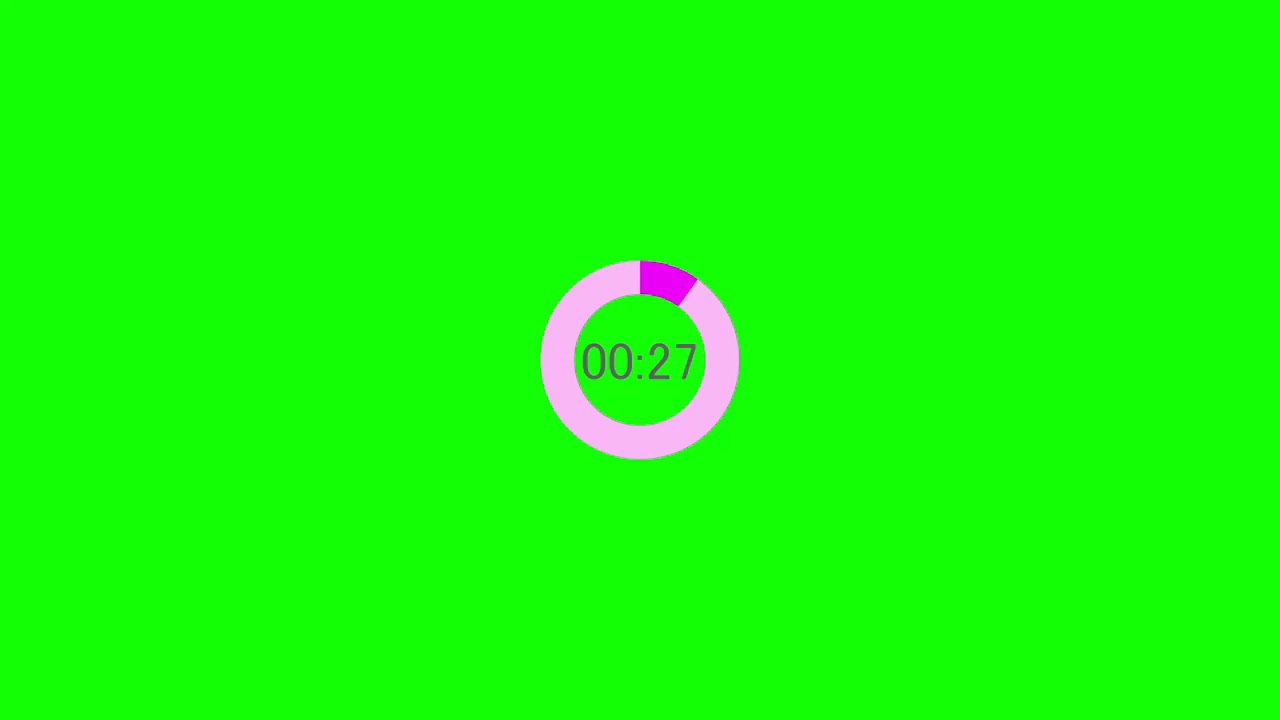 Free Interval Timer 30 sec Exercise 10 sec rest with music. Green ...