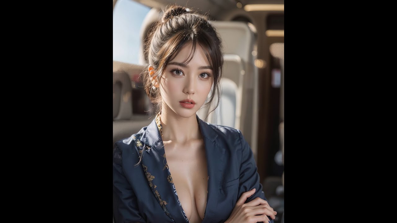 [AI lookbook]airline stewardess，스튜어디스，スチュワーデス.，फ्लाइट सहभागी，空姐