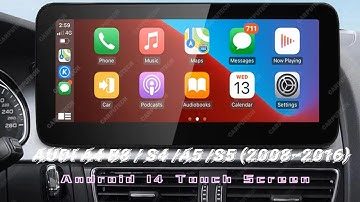 How to Install 10.25" CarPlay & Android Auto Navigation Screen in Audi A4/S4 (2008-2016)