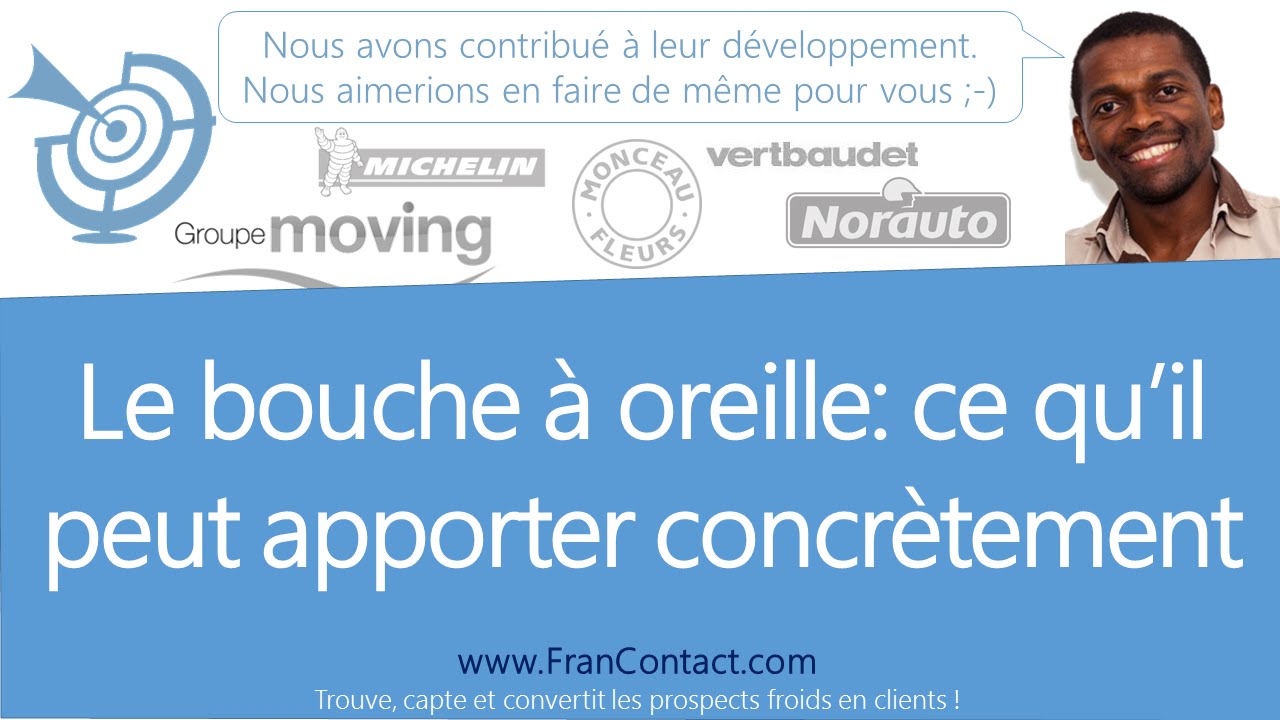 Webin p1   L'importance du bouche à oreille