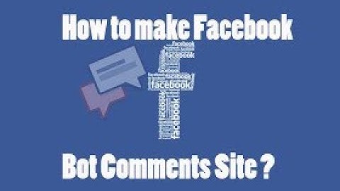 How to make fb bot site