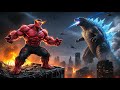 Red Hulk vs Godzilla: The Monster War No One Survives! | Red Hulk Movie