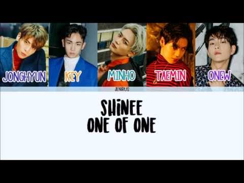 Shinee - 1 Of 1 Picture Color Coded Lyrics